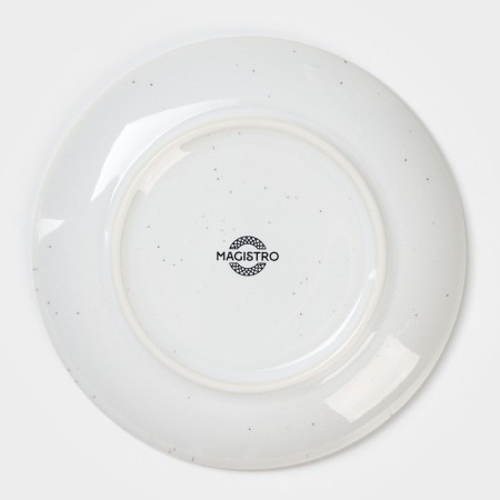 Tea steam porcelain Magistro Urban, 2 objects: a cup 200 ml, a saucer d = 14.2 cm, white color in specking-4