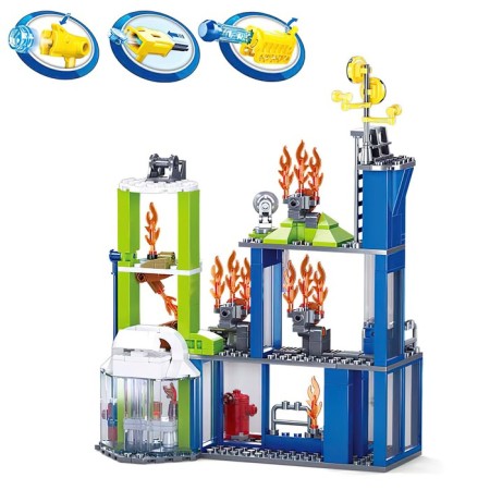 Designer Fireman "Stuffing of a weather station", 585 parts-3