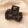 Hair crab "Melanie" bow, 2.5 cm, black
