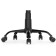 Computer chair thibault plastic/velor, black/chocolate 60x60x81 cm
