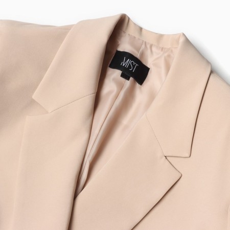 Jacket women's double-breasted Mist Plus-Size, r.56, beige-5