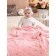 Blanket - "peas" bedspread, size 100x118 cm, pink color