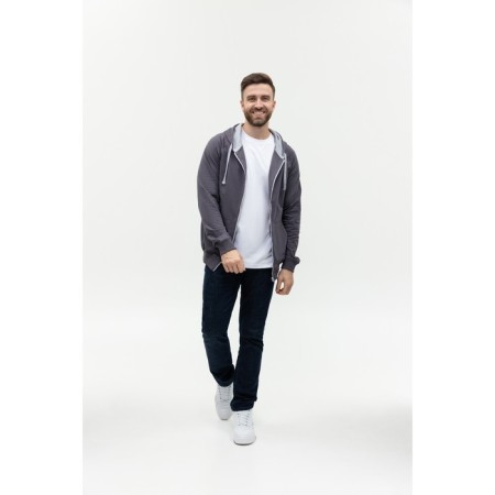 Male sweatshirt, size 46, dark gray color-3
