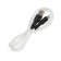 Smartbuy S21, microUSB cable - USB, 2.4 A, 1 m, charging + data transfer, white