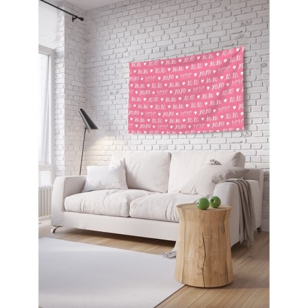 Decorative panel with photo printing "Watch Love", horizontal, size 100x150 cm