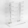 Glasses of 10 seats, 32 × 13 × 31 cm, table, transparent color
