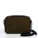 Cross-Bodi bag with zipper, olive color