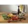 Smart Solutions baking and storage container, rectangular, with a lid, 1 l, green color