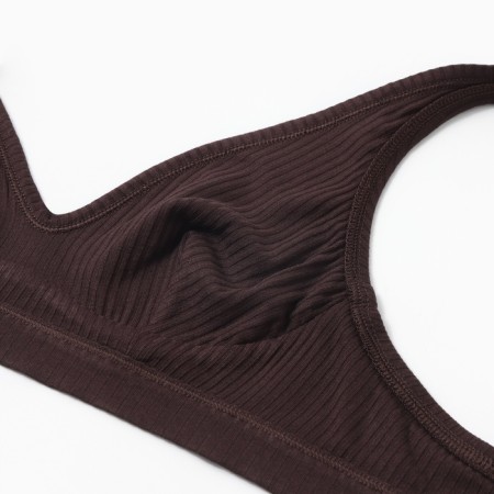Women's bra, chocolate-brown color, size 75b-1