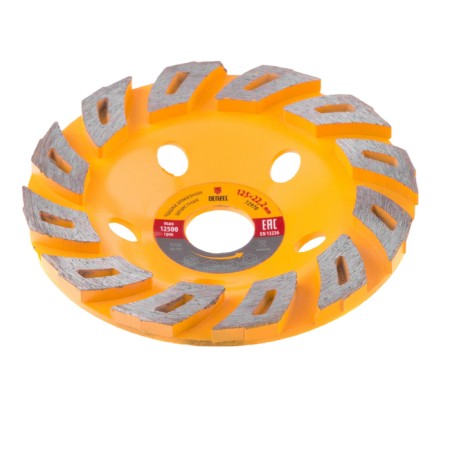 Diamond Contract of Denzel 72970, for finishing processing, 125 mm, type "turbo"-1