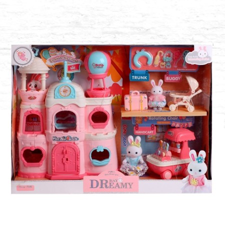 House for animals "Bunny: Big Family" with a set of accessories-10