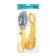 A portable Luazon Lighting lamp with a switch under the lamp E27, 10 meters, yellow