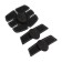 Massage for the press and hands of Luazon LEM-37, 6 modes, 3 remote control, 6HAAA (not in set), black