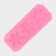 Mold "3 snowflakes", silicone, 13 × 5 × 0.5 cm, pink color
