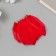 Decorative goose “scarlet” pen in the shape of a sheet set 40 pcs h = 5-7 cm