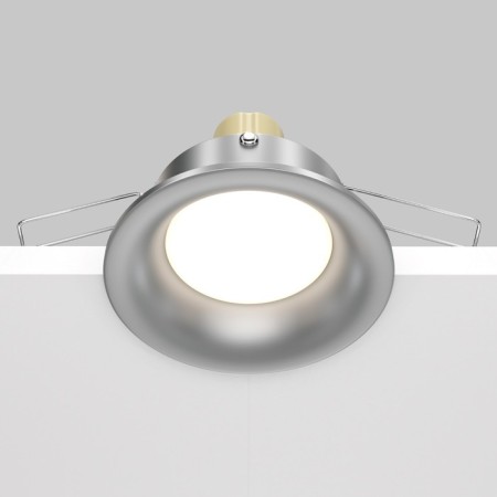 The built-in lamp Technical DL027-2-01-S, GU10, 1x50 W, 85x85x30 mm, silver-3