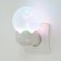Nightlight "Flower" LED white 7x7x11 cm Risalux