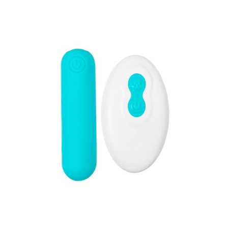 Vibroopul A-Toys TNIM, 6.5 cm, silicone, blue color-1