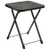 Folding tourist stool, black ash