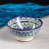 Rishtan ceramics "flowers" 15 cm, small, blue