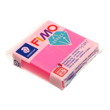 Plastic - polymer clay, 57 g, Neon Effect, fuchsia