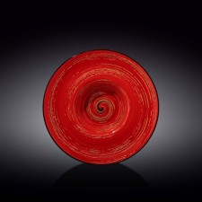 Тарелка глубокая Wilmax England Spiral, d=24 см, 200 мл, цвет красный