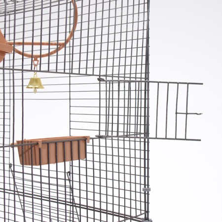 Birds Cage "Pigzon" No. 104-B, collapsible, 2 sections, 58 x 40 x 88 cm, beige-17