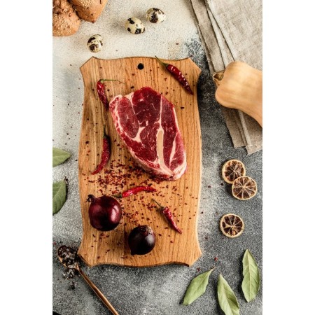 Defense and serving "East" board, array of oak, 200x340x24 mm-1