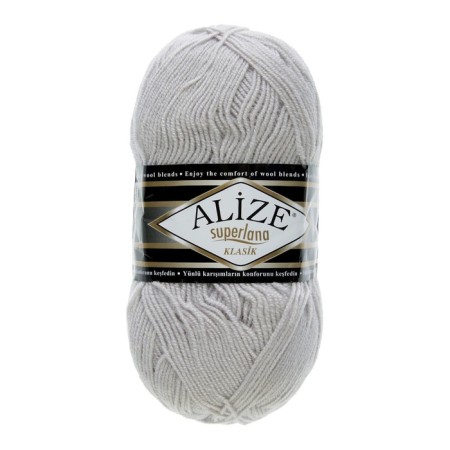 Yarn "Superlana Klasik" 25% wool, 75% acrylic 280m/100g (168 sea shell)-1