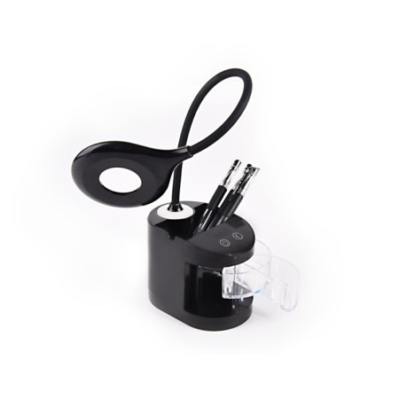 Highway LED lamp with a built -in battery and ambrella Light, Desk, De562, LED, 4200K, 4200K, Black Clean.-2