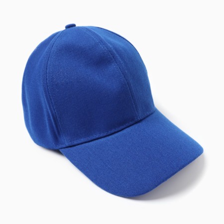 Basebolka male plain minku, size 58, blue color