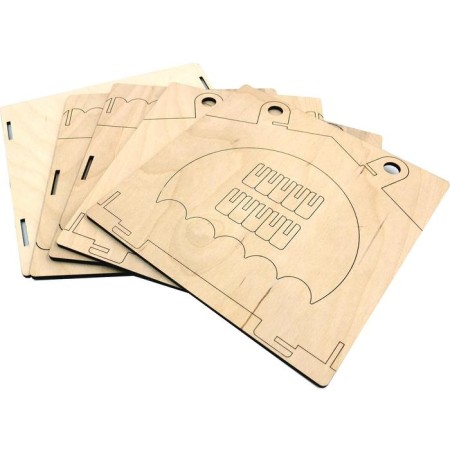 Wooden designer "Bird feeder"-1