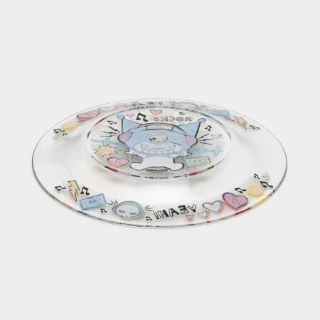 Glass plate "Kuromi. Rock ", d = 19.5 cm-2