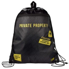 A bag for shoes with a pocket of 480 x 360 mm, Phoenix, a reflective strip, with a private handle 