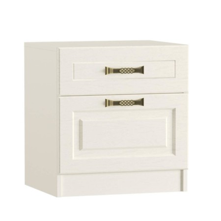Tumbling bedside Liverpool 08.146, 500x413x533, White/Vanilla