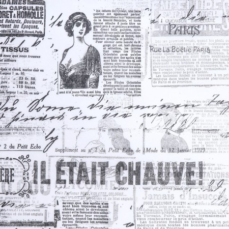 Parafined fat -resistant "Staraya newspaper", 0.38x10 m-2