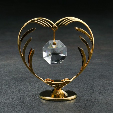 Souvenir "Heart", with crystals-1