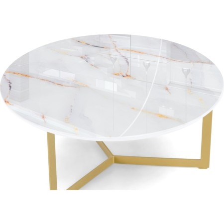 D-700 coffee table aurum metal, gold 70x70x33 cm-2