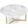 D-700 coffee table aurum metal, gold 70x70x33 cm