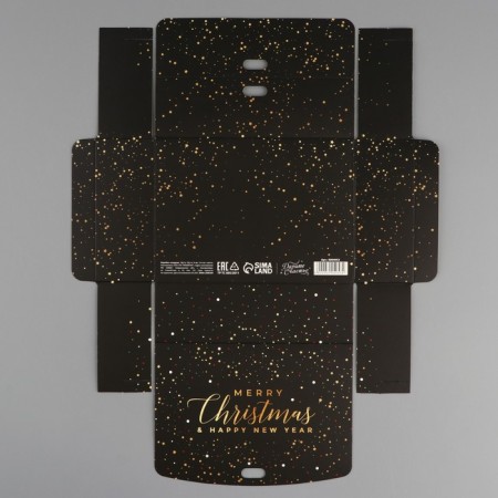 Folding Gift Box "Fairytale New Year", 16.5 x 12.5 x 5 cm, without tape, New Year-6