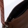 Bag Cross-Bodi Medvedkovo with a zipper, external pocket, brown color