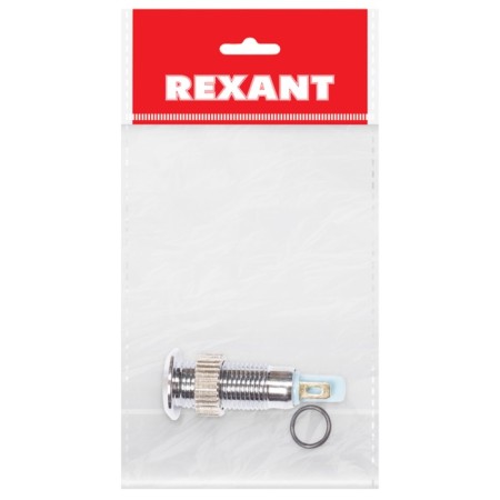 Metal indicator Ø8 12V White LED (GQ8F-D) Rexant-2