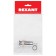 Metal indicator Ø8 12V White LED (GQ8F-D) Rexant