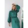 Midi silk dress with skirt-trap, size 52