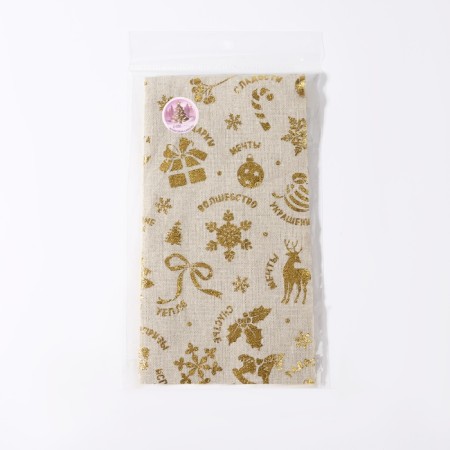 Lester deer flap, 48 × 48 cm, gold color-3