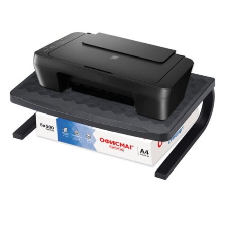 BRAUBERG office equipment stand, 370x260x115 mm, metal base, black, 512666-3