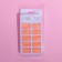 Patch nails, 100 pcs, shape of the ballerina, in the container, peach color