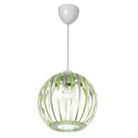 Lamp Bayerlux 4330/1, 1he27 15W, green/transparent 21x24+60 cm-3