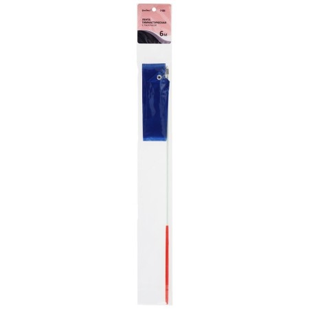 Ribbon for rhythmic gymnastics with a stick Grace Dance, 4 m, blue color-9