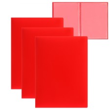 Set of folders A5, 20 inserts, calligrata, red, 3 pieces